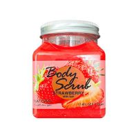 Exfoliante corporal Fresa con sal 500ml - Fruit of the Wokali