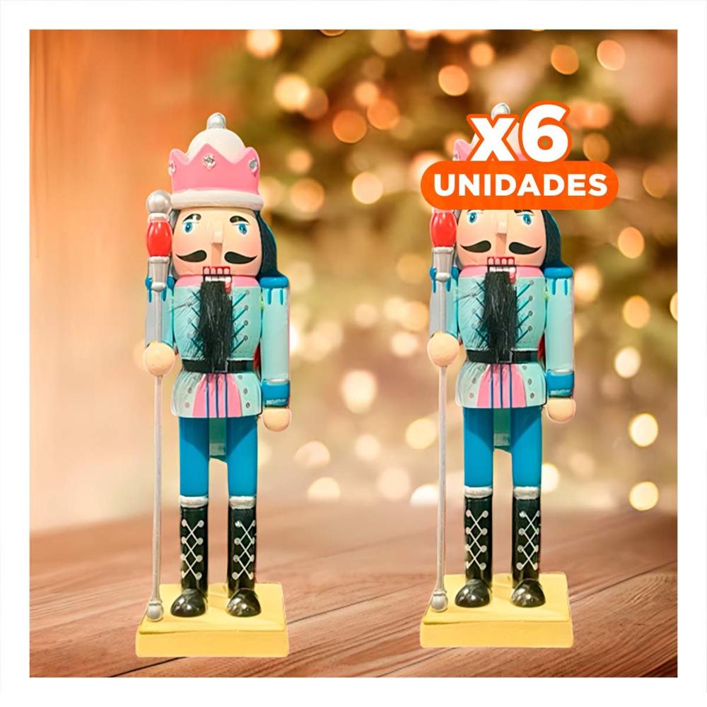 Pack6 Cascanuez Moderno en Tono RosaVerde Y+Regalo Stickers