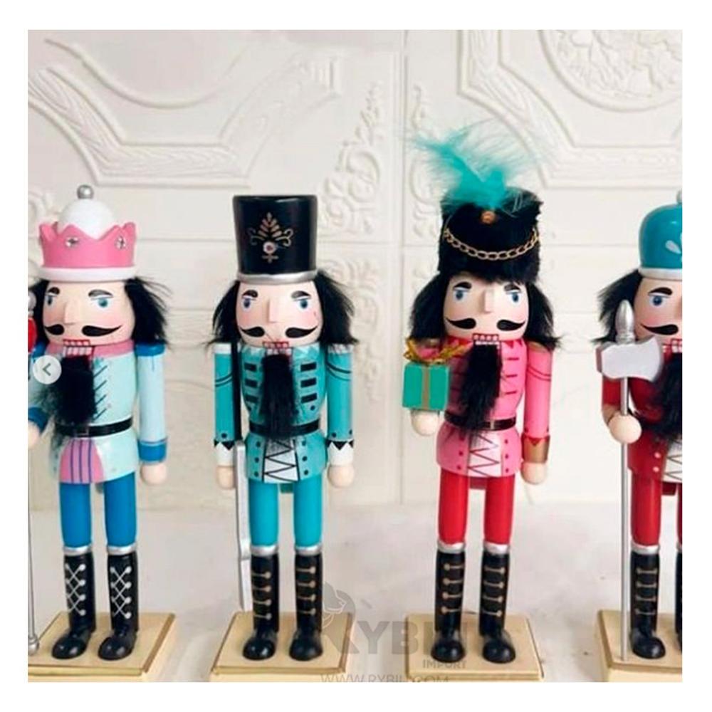 Pack2 Cascanuez para Navidad RosaVerde Y+Papel de Regalo