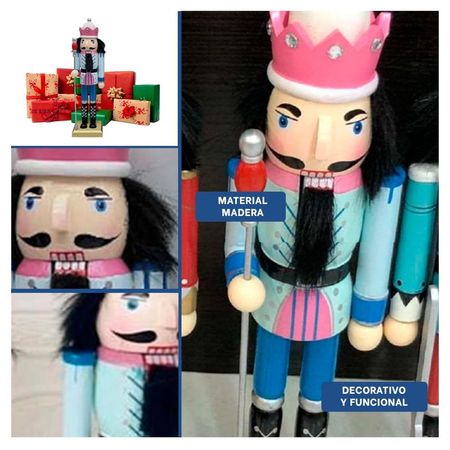 Cascanuez con Sombrero Corona y Baston en RosaVerde