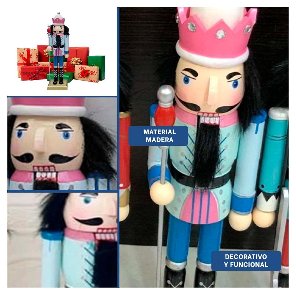 Cascanuez con Sombrero Corona y Baston en RosaVerde