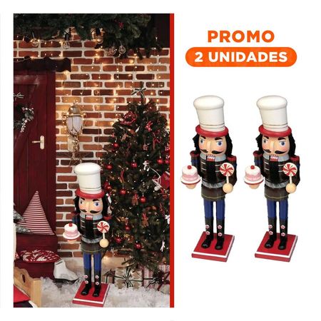 Pack2 Cascanuez con Sombrero y Paleta en Color Multicolor