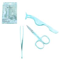 Set De Beauty Tools x3 Piezas Celeste - Bellespa