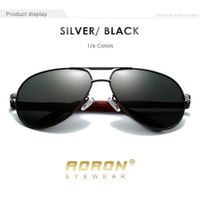 Lentes de sol Aoron - Pilot- Polarizados UV400 - Plata