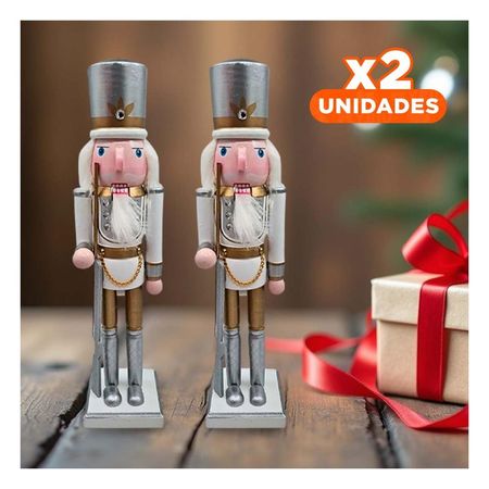 Pack2 Cascanuez para Adornar en Multicolor Y+Regalo Stickers