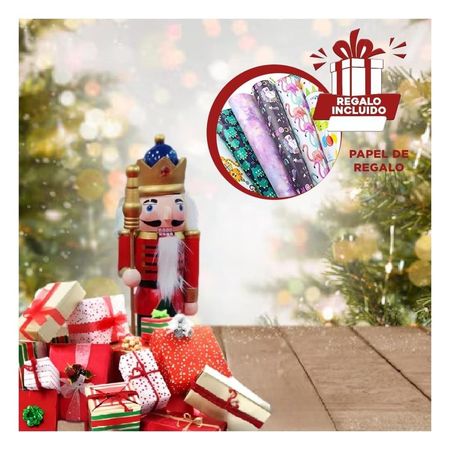 Cascanuez con Baston Innovador Multicolor Y+Papel de Regalo