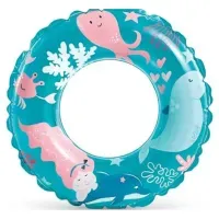 Flotador Inflable Redondo Intex Ocean 61 Cm Transparent Ring