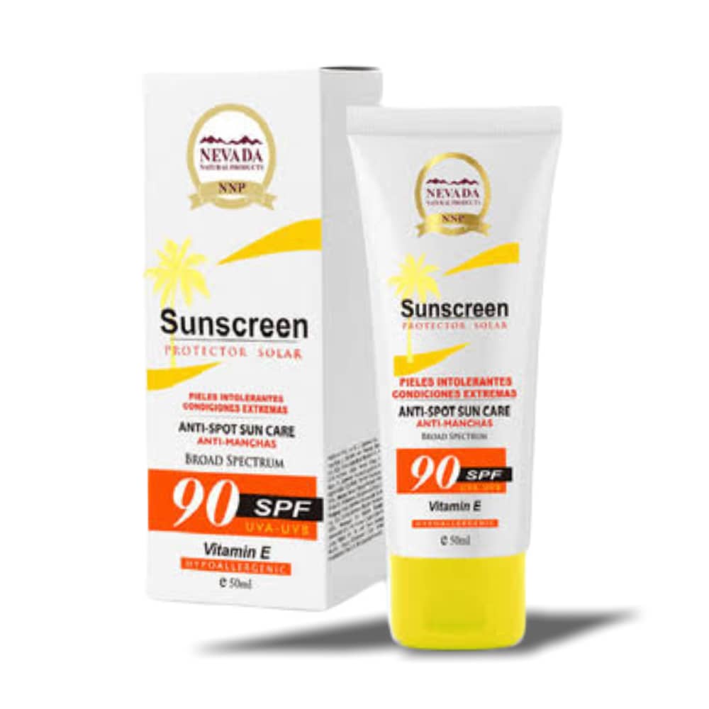 Protector Solar SPF90 Vitamina E Todo Tipo de Piel - Nevada