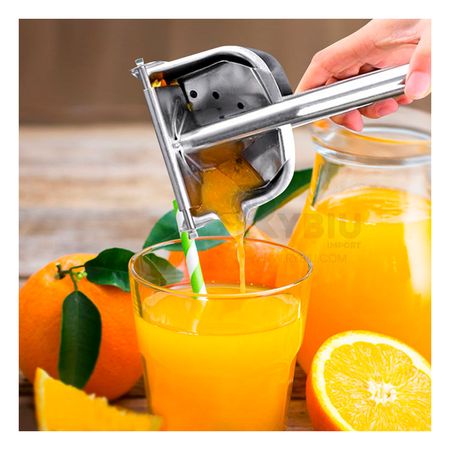 Exprimidor Grande para Naranjas de Acero Y+Agendita
