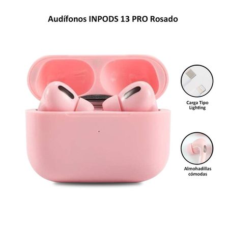 Audífonos In-ear pods 13 con Bluetooth 5,0 | Rosado