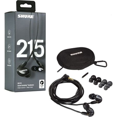 Shure Se215-k Audífonos Con Aislamiento De Sonido - Negro