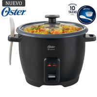 Olla Arrocera Oster de 1 8L DiamondForce CKSTRCB10DFBLK Negro
