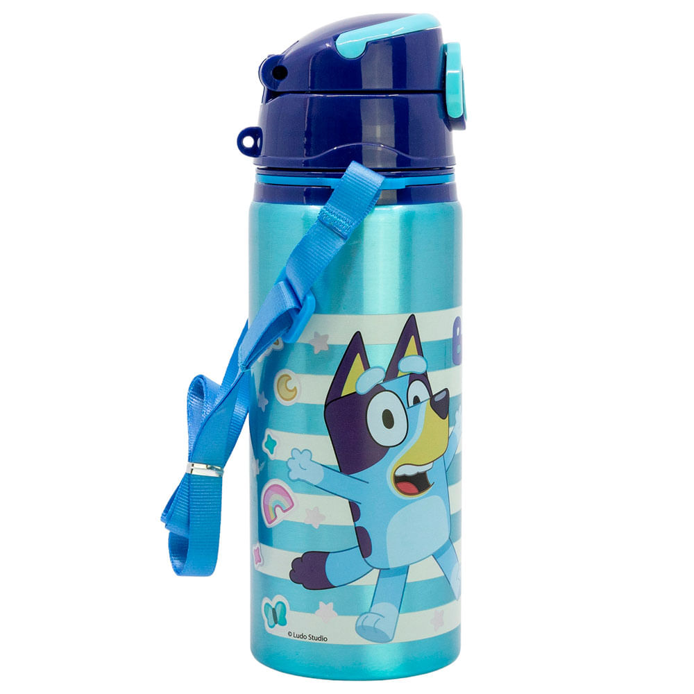 Botella STOR Alu Pop Up Correa 730ml Bluey