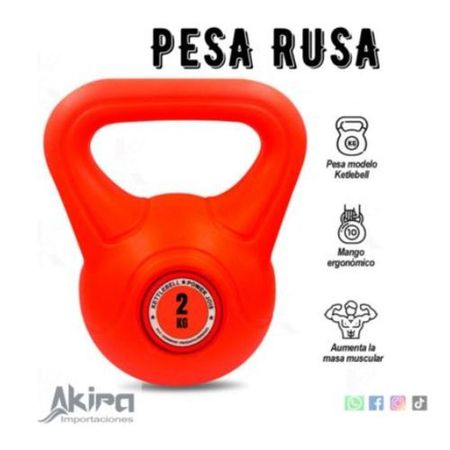 Pesa Rusa 2 Kilos Nacional PVC- Multicolor