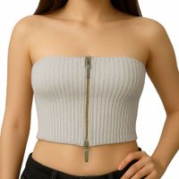 Top Strapple Doble Cierre 474G Lid-10 Hilo Tacto Color Crudo