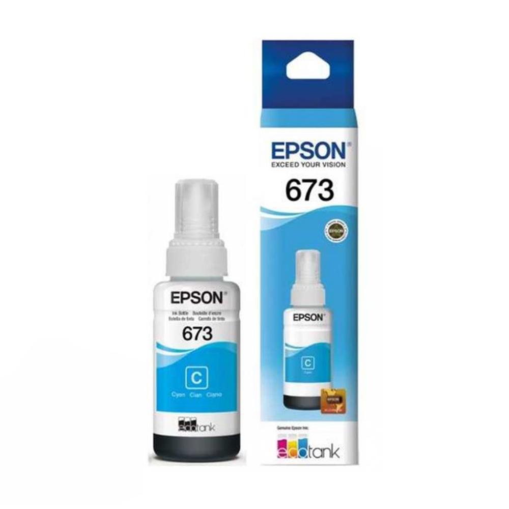 Tinta EPSON 673 Cian T673220 ORIGINAL