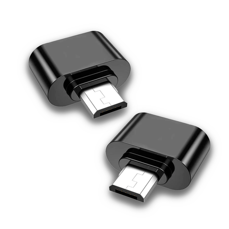 Pack 2 Und Adaptador de Alta Velocidad OTG Micro USB a USB