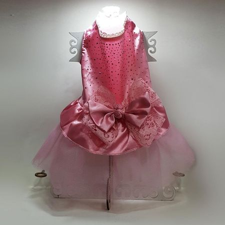 VESTIDO PARA MASCOTA CON TUL Y CIERRE VELCRO - TALLA S