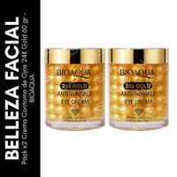 Pack x2 Crema Contorno de Ojos 24K Gold 60 gr - BIOAQUA