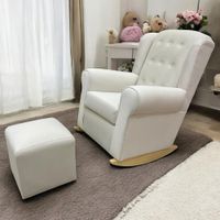 Sillon Mecedor de Lactancia Mod THIAGO MARFIL