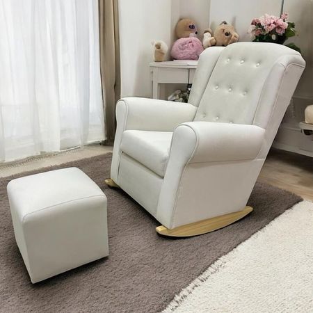 Sillon Mecedor de Lactancia Mod THIAGO MARFIL