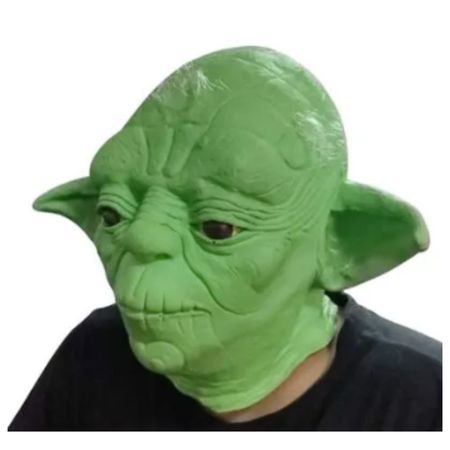 Máscara de Látex Alien Baby Yoda con Accesorio