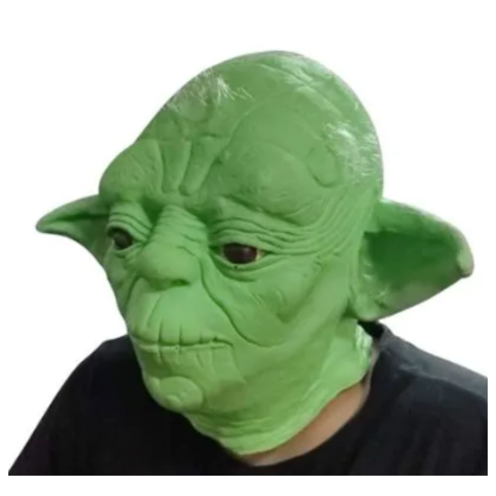 Máscara de Látex Alien Baby Yoda con Accesorio