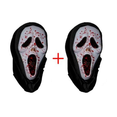 Pack Máscara Scream Sangre Halloween