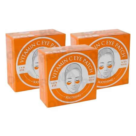 PACK 3 MASCARILLA PARA OJOS VITAMINA C 60UND WOKALI