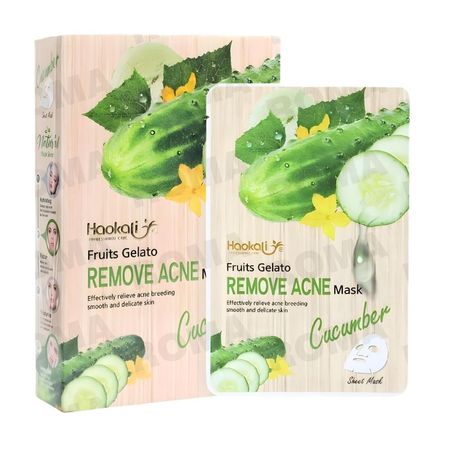 MASCARILLA FACIAL PEPINO 10UND WOKALI
