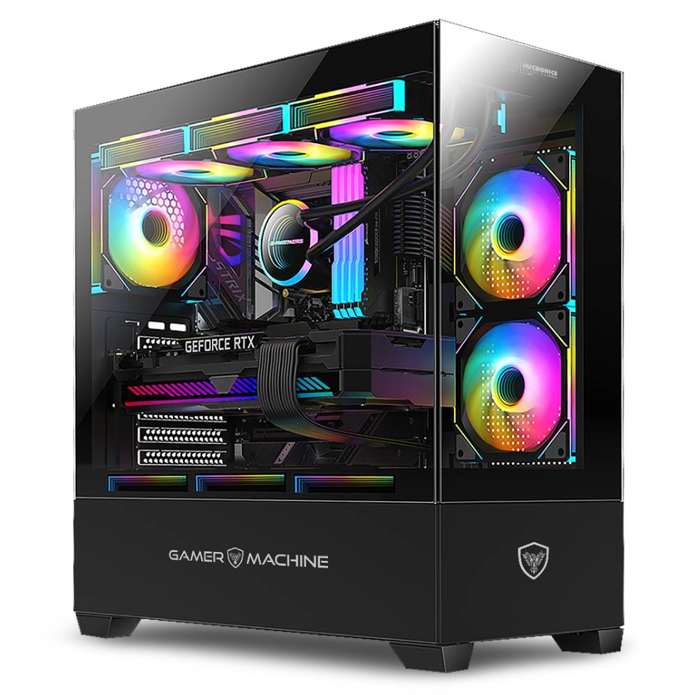 CASE GAMER MICRONICS ICUBE BLACK MIC GC800 S/FUENTE