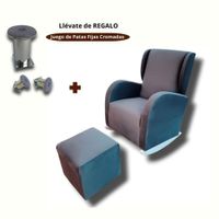 Sillon Mecedor de Lactancia Orejon Gris