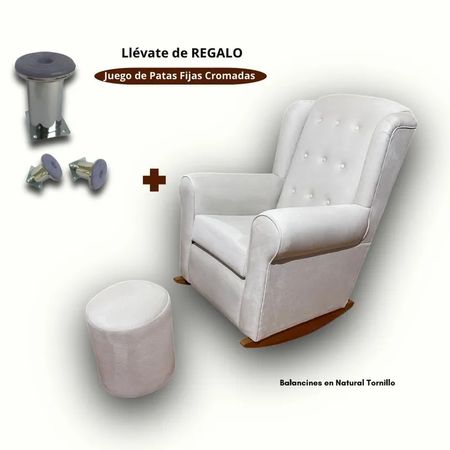 Sillon Mecedor de Lactancia Mod HIPO MARFIL
