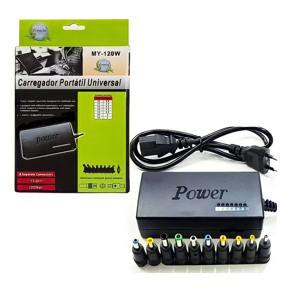 Cargador para Laptop Universal para Todas las Marcas 12v-24v 120W