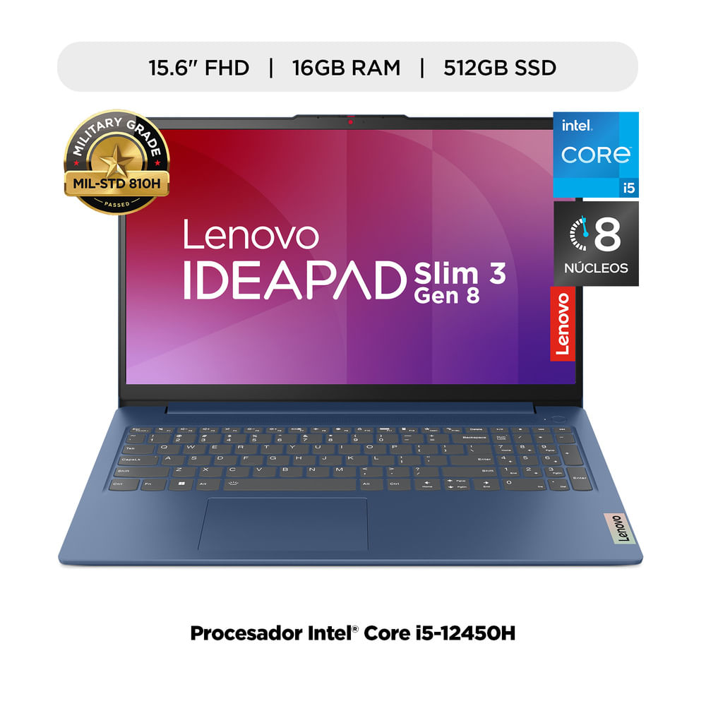 Laptop Lenovo 83ER0019LM Intel Core i5-12 16GB 512GB 15.6"" W11