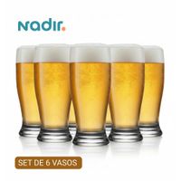Vasos Cerveceros Munich Nadir 7009 530ml Set X6 Und