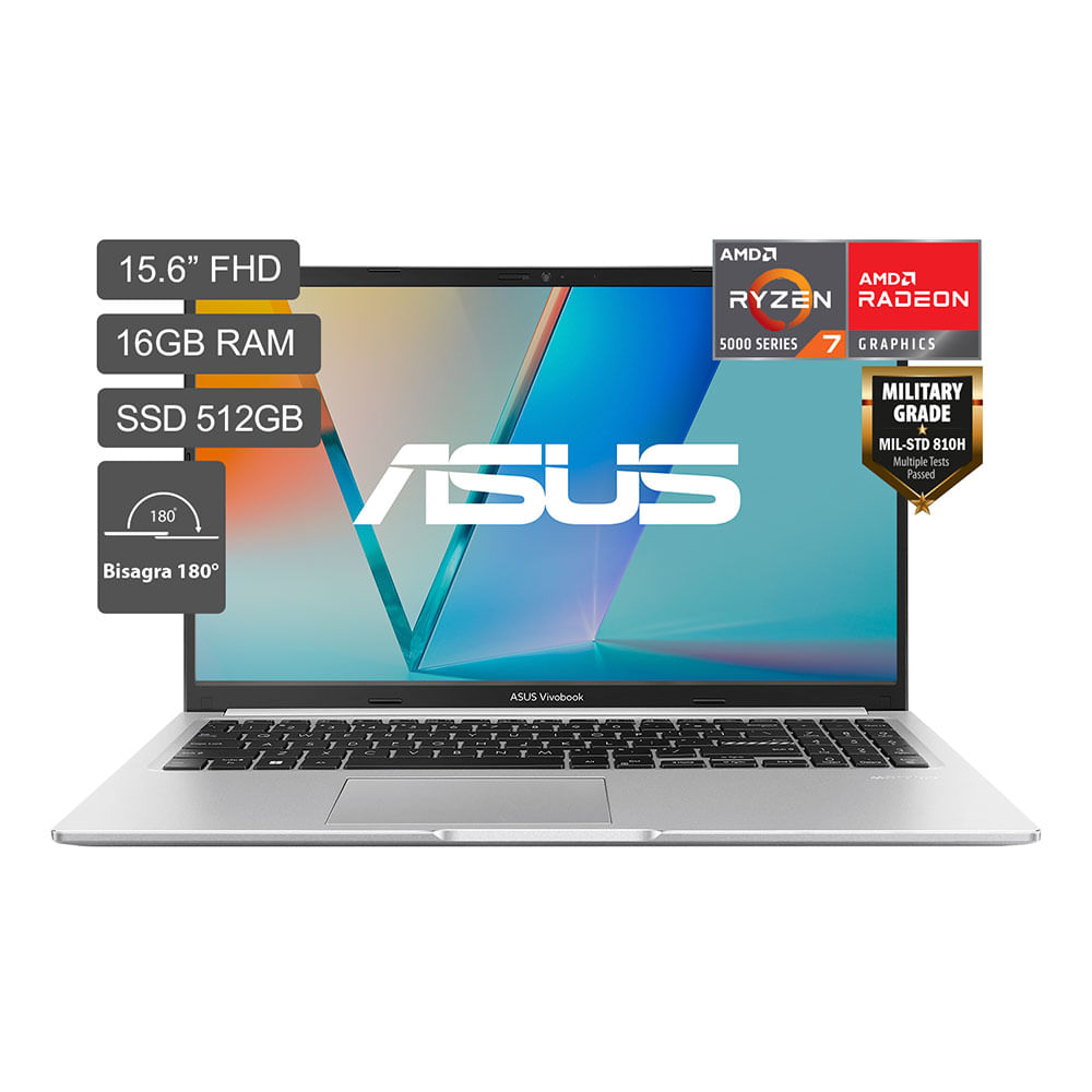 Laptop Asus M1502YA-NJ572W 15.6"" R7 16GB 512GB W11 Silver