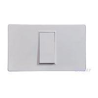 INTERRUPTOR SIMPLE PLACA BLANCA Y DADO BLANCO SANDAY
