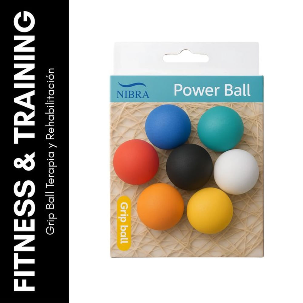 Grip Ball Terapia y Rehabilitación Blanco
