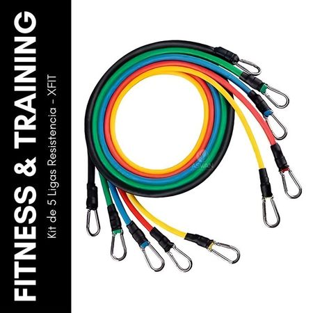 Kit de 5 Ligas de Resistencia - XFIT Multicolor