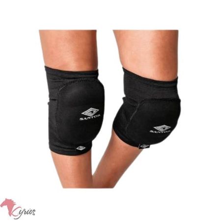 Rodillera de Voley Con Cúpula Negro Para Niños