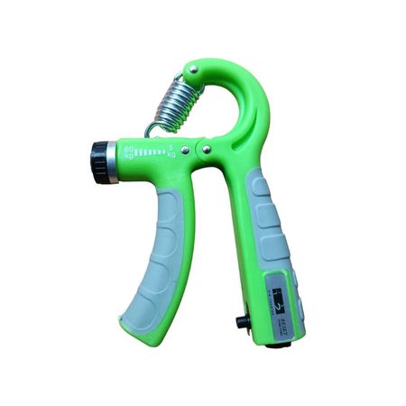 Hand Grip Regulable 60 Kg Con Contador Verde