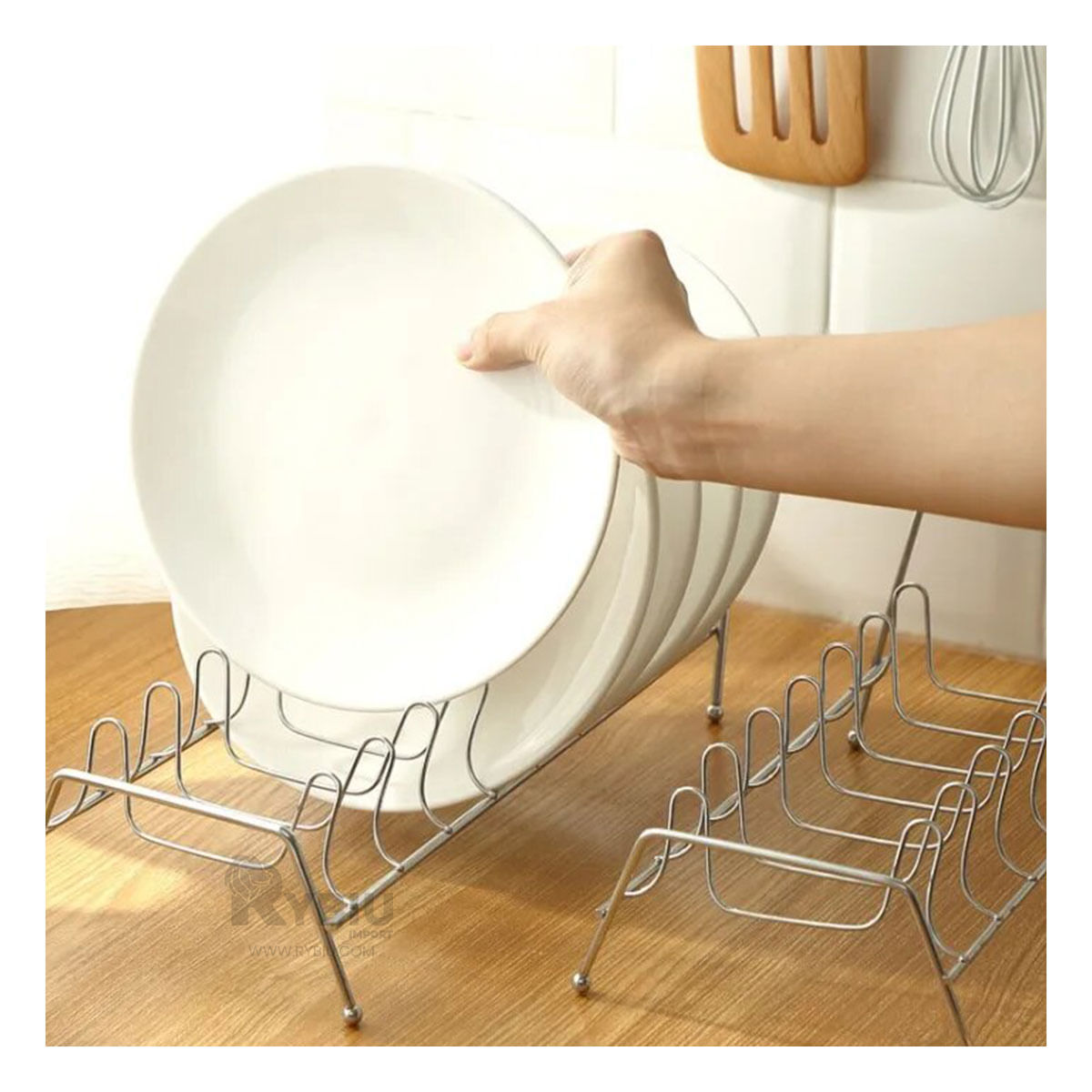 Repisa Moderno de 10 Ranuras en Acero Y+Post-it adhesivos