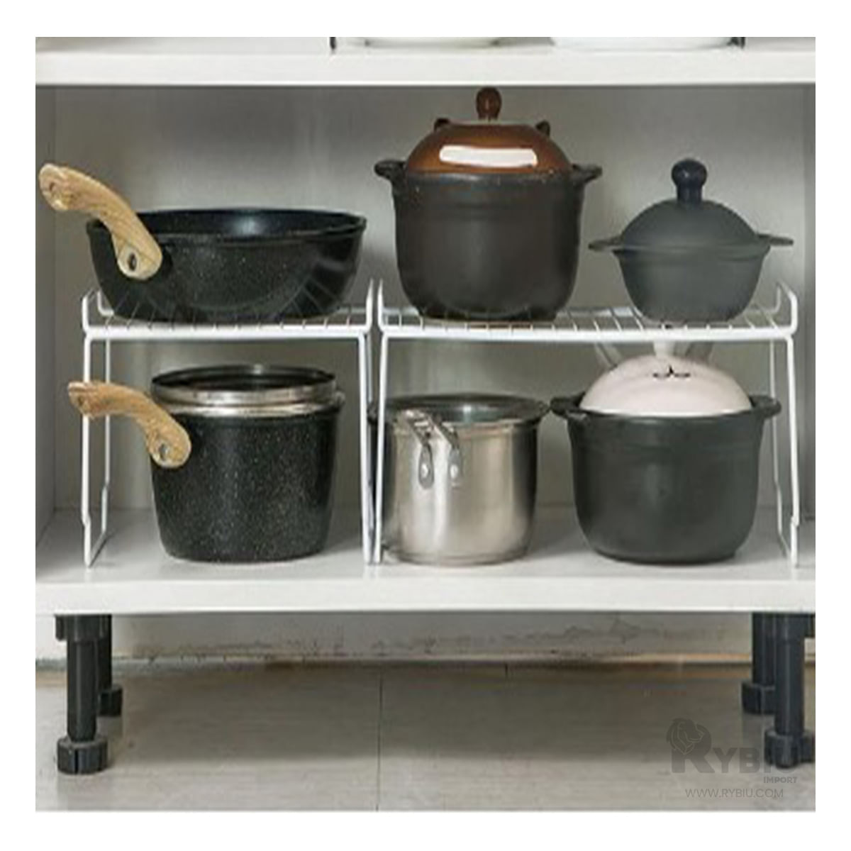 Estante para Cocina Ideal de Color Blanco Y+Agendita