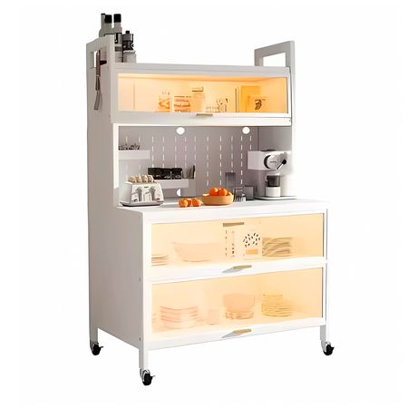 Estante Organizador Multiuso de 80cm para Cocina | Blanco