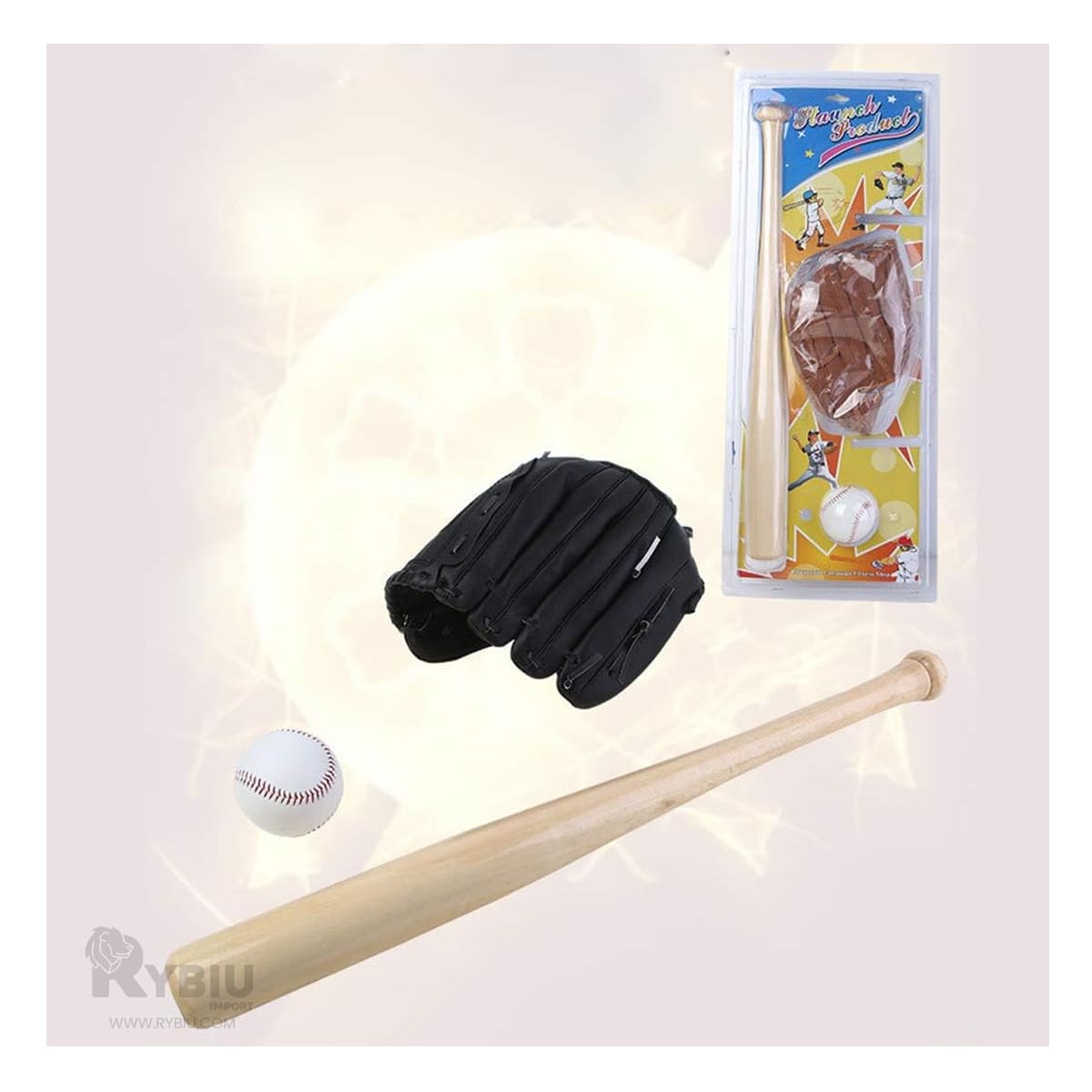 Set Completo y Profesional de Beisbol en Plateado