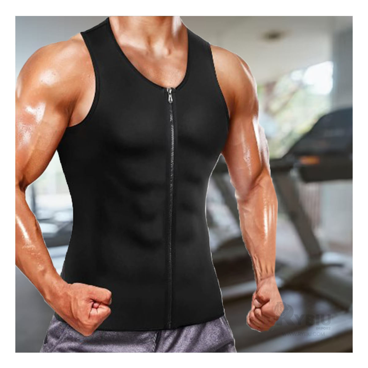 Chaleco de Termico de Color Negro Y+Agendita