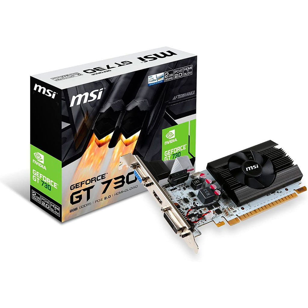 Tarjeta de Video MSI GT-730 Nvidia 2GB HDMI