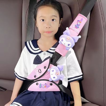 Soporte Ajustable Para Cinturon Seguridad Niños Con Hombrera