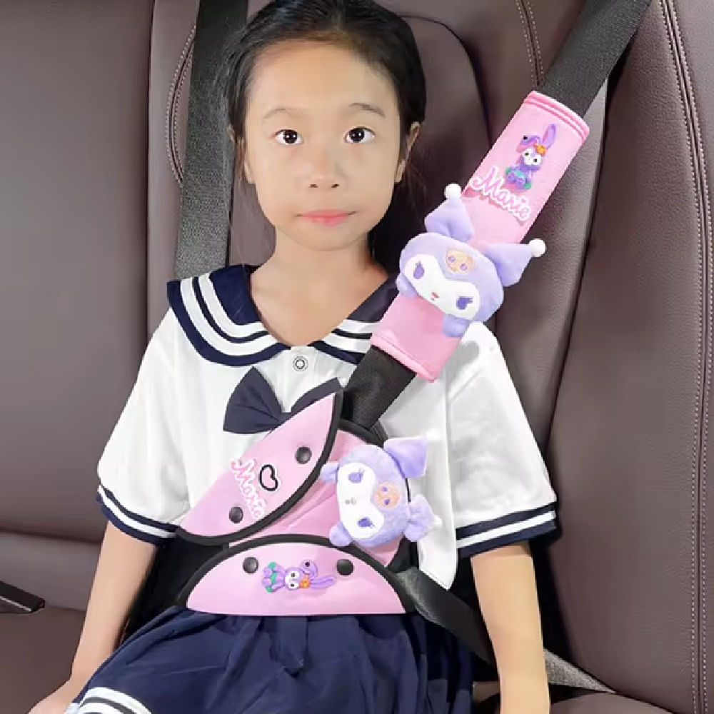 Soporte Ajustable Para Cinturon Seguridad Niños Con Hombrera